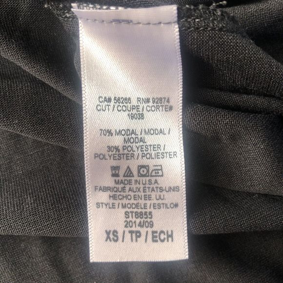 SPLENDID V-Neck Long Sleeve Tee  XS - Picture 5 of 9